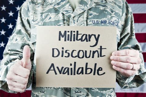 military discounts for veterans.